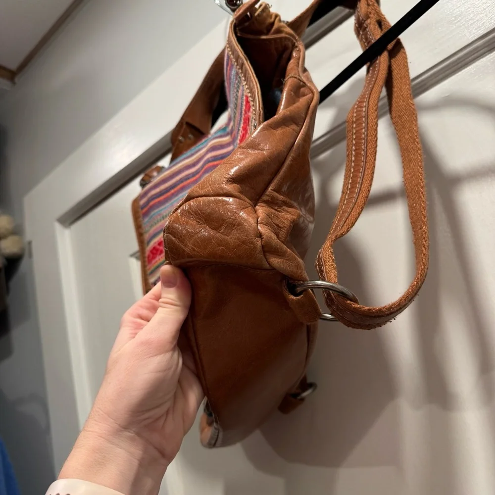The Sak Ventura‎ Convertible Backpack Leather and Embroidered Boho Festival